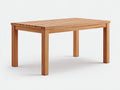 Mesas de jardín de madera 160x90x75 cm - madera natural - diseño moderno